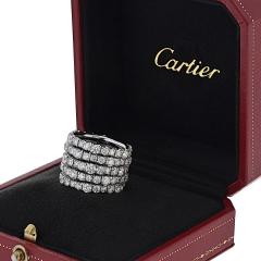  Cartier Cartier 18K White Gold Multirow Lignes Essentielles Ring - 4383123