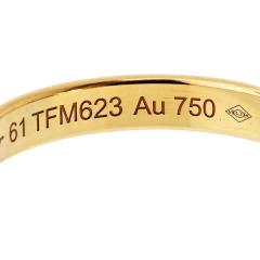  Cartier Cartier 18K Yellow Gold Classic Dome EU 61 Wedding Band - 4600923