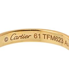  Cartier Cartier 18K Yellow Gold Classic Dome EU 61 Wedding Band - 4600925