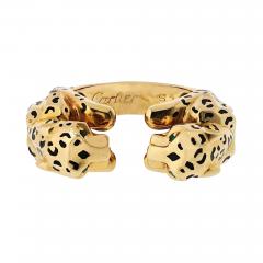  Cartier Cartier 18K Yellow Gold Double Panthere Ring - 3845597