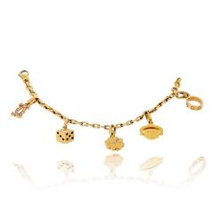  Cartier Cartier 18K Yellow Gold Five Charms Bracelet - 4481367