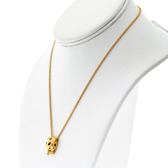  Cartier Cartier 18K Yellow Gold Panthere Head Necklace - 3992061