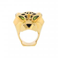  Cartier Cartier 18K Yellow Gold Panthere Head Ring - 3959174