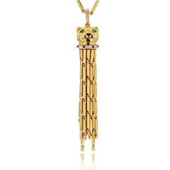  Cartier Cartier 18K Yellow Gold Panthere Long Tassel Necklace - 4032959