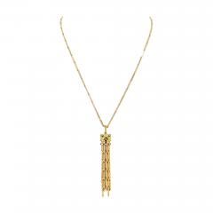  Cartier Cartier 18K Yellow Gold Panthere Long Tassel Necklace - 4034052