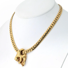  Cartier Cartier 18K Yellow Gold Panthere Necklace - 3747402