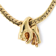  Cartier Cartier 18K Yellow Gold Panthere Necklace - 3747403