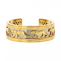  Cartier Cartier 18K Yellow Gold Walking Panthere Bracelet - 4127546