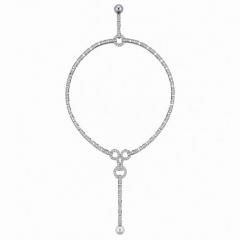  Cartier Cartier Agrade Diamond and Pearl Necklace - 4707067