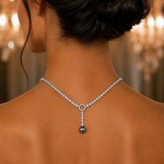  Cartier Cartier Agrade Diamond and Pearl Necklace - 4707069