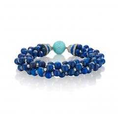  Cartier Cartier Art Deco Lapis Bracelet - 4727680