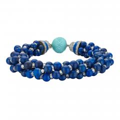  Cartier Cartier Art Deco Lapis Bracelet - 4727685