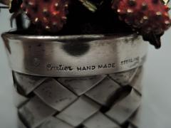  Cartier Cartier Country Chic Sterling Silver Basket with Enameled Strawberries - 3762068