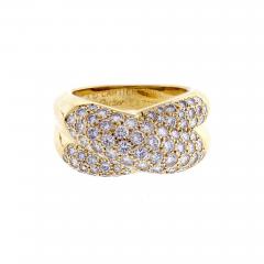  Cartier Cartier Diamond Cross Over Ring - 2626050