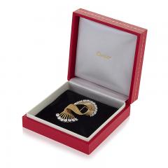  Cartier Cartier Diamond and 18kt Gold Brooch - 1068339