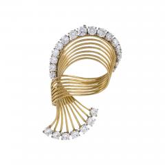  Cartier Cartier Diamond and 18kt Gold Brooch - 1068977