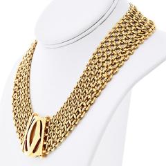  Cartier Cartier Double C 18K Yellow Gold Vintage Collar Necklace - 4438008