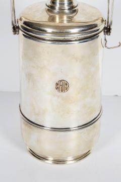  Cartier Cartier French Sterling Silver and Gold Ice Bucket with Cover circa 1950 - 529660