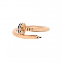  Cartier Cartier Juste Un Clou 18K Rose Gold Diamond Ring - 4383902