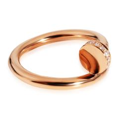  Cartier Cartier Juste Un Clou Ring with Diamonds in 18k Rose Gold 0 13 CTW - 2590581