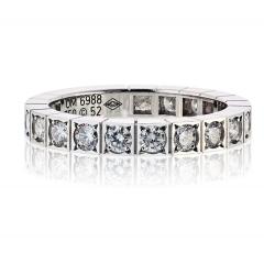  Cartier Cartier Lanieres 18K White Gold Lanieres Diamond EU 52 Ring - 4383927