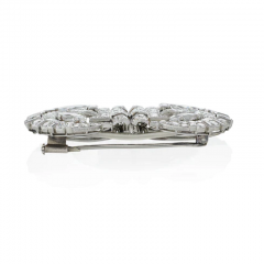  Cartier Cartier London Indian Inspired Diamond Double Clip Brooch - 2768560