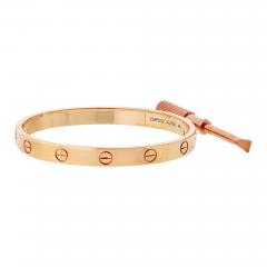  Cartier Cartier Love 18K Rose Gold Size 16 Bracelet - 4391770