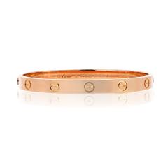  Cartier Cartier Love 18K Rose Gold Size 17 Bracelet - 4305624