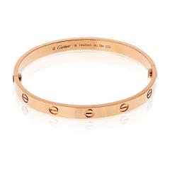  Cartier Cartier Love 18K Rose Gold Size 18 Bracelet - 4390902