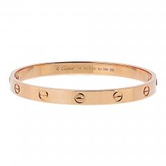  Cartier Cartier Love 18K Rose Gold Size 18 Bracelet - 4391767