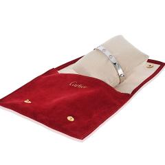  Cartier Cartier Love 18K White Gold 10 Diamonds Size 17 Bracelet - 4390899