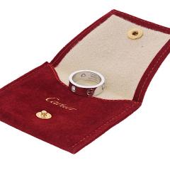  Cartier Cartier Love 18K White Gold 3 Diamond Ring - 4383075