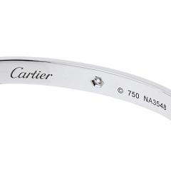 Cartier Cartier Love 18K White Gold 6 Diamonds Size 18 Bracelet - 4375627