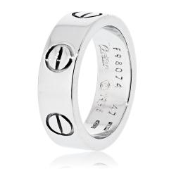  Cartier Cartier Love 18K White Gold Classic Ring - 4383095