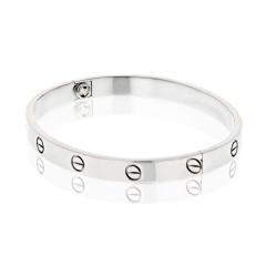  Cartier Cartier Love 18K White Gold Love Size 18 Bracelet - 4290055
