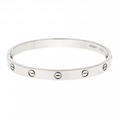  Cartier Cartier Love 18K White Gold Love Size 18 Bracelet - 4290614