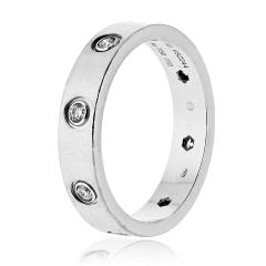 Cartier Cartier Love 18K White Gold Mini Diamond Ring - 4383103