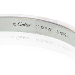  Cartier Cartier Love 18K White Gold Pave Diamonds Size 19 Bracelet - 4330646