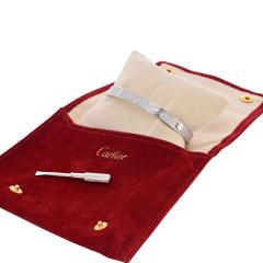  Cartier Cartier Love 18K White Gold Pave Diamonds Size 19 Bracelet - 4330648