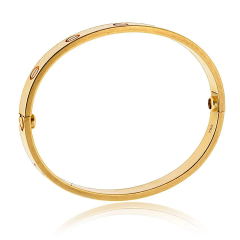  Cartier Cartier Love 18K Yellow Gold Size 17 Bracelet - 3927336