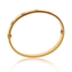  Cartier Cartier Love 18K Yellow Gold Size 18 Bracelet - 3888297