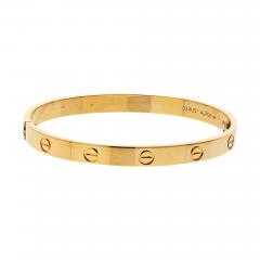  Cartier Cartier Love 18K Yellow Gold Size 18 Bracelet - 3889525