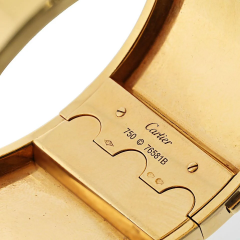  Cartier Cartier Love 18K Yellow Gold Wide Cuff Bracelet - 3964492