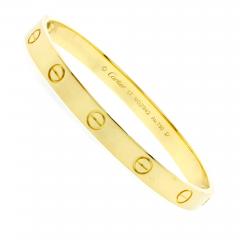 Cartier Cartier Love Bracelet Yellow Gold Size 17 - 4632539