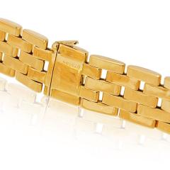  Cartier Cartier Maillon 18K Yellow Gold Estate 5 Row Panthere Necklace - 4481379