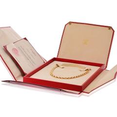  Cartier Cartier Maillon 18K Yellow Gold Three Row Necklace - 4687296