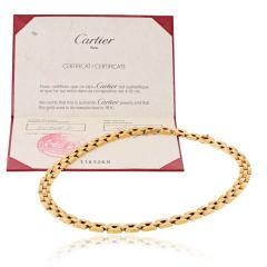  Cartier Cartier Maillon 18K Yellow Gold Three Row Necklace - 4687298
