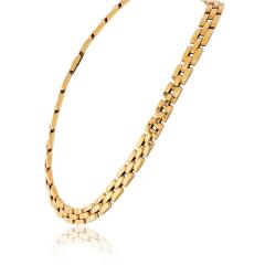  Cartier Cartier Maillon 18K Yellow Gold Three Row Necklace - 4687299