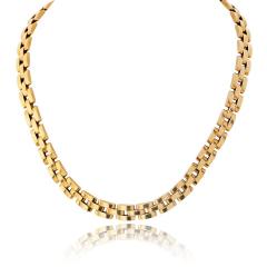  Cartier Cartier Maillon 18K Yellow Gold Three Row Necklace - 4688616