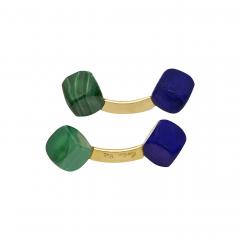  Cartier Cartier Malachite and Lapis Double Sided Cufflinks - 2981975